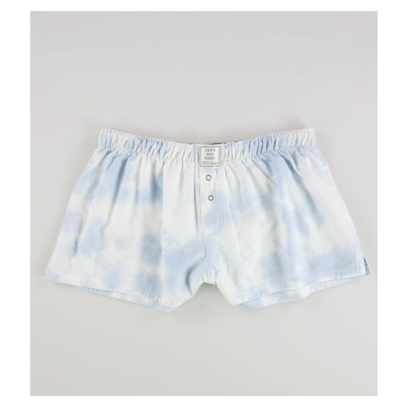 P.J. Salvage Womens Cloudy Days Pajama Shorts, Blue, Small