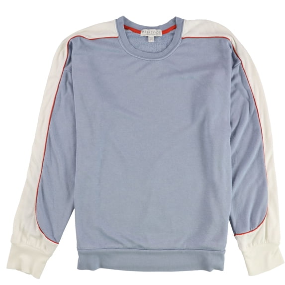 P.J. Salvage Womens Colorblock Pajama Sweater, Blue, Small