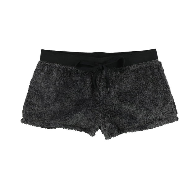 P.J. Salvage Womens Cozy Pajama Shorts, Black, Medium