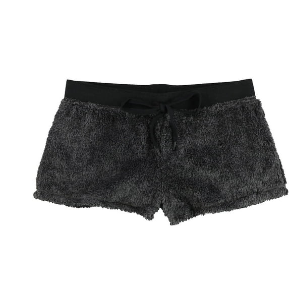 P.J. Salvage Womens Cozy Pajama Shorts, Black, Medium