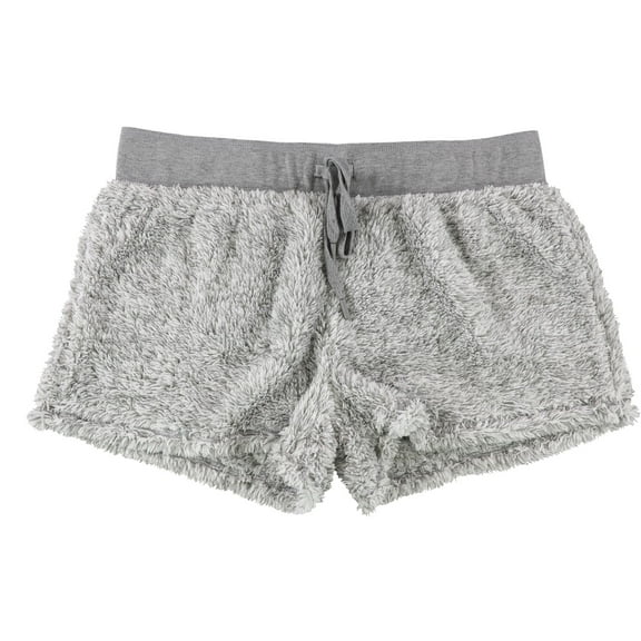 P.J. Salvage Womens Cozy Pajama Shorts, Grey, Medium