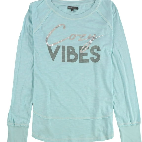 P.J. Salvage Womens Cozy Vibes Pajama Sleep T-shirt, Blue, Medium
