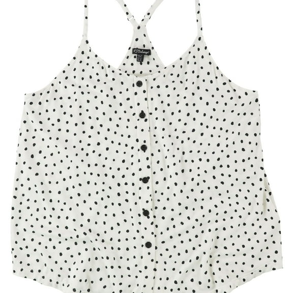 P.J. Salvage Womens Dots Pajama Sleep Tank Top