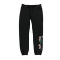 thumbnail image 1 of P.J. Salvage Womens Emboridered Flowers Pajama Jogger Pants, Black, Medium, 1 of 1