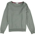 thumbnail image 1 of P.J. Salvage Womens Embroidered Hearts Pajama Sweatshirt Top, Green, Large, 1 of 1