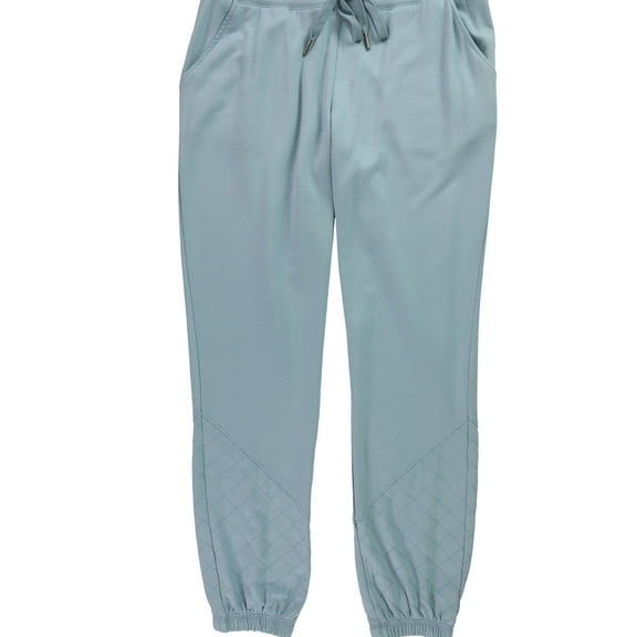 P.J. Salvage Womens Embroidered Pajama Jogger Pants, Blue, Medium