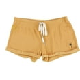 thumbnail image 1 of P.J. Salvage Womens Embroidered Pajama Shorts, Yellow, Small, 1 of 1