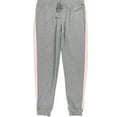 thumbnail image 1 of P.J. Salvage Womens Felt Stripes Pajama Jogger Pants, Grey, Small, 1 of 2