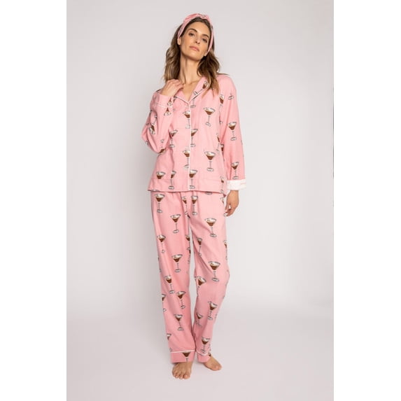 P.J. Salvage Womens Flannel Pajama Set Style-RKFLPJ