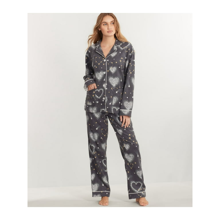 P.J. Salvage Womens Flannel Pajama Set Style-RKFLPJ