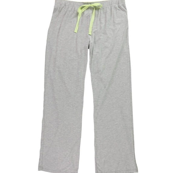 P.J. Salvage Womens Heathered Pajama Lounge Pants, Grey, Medium