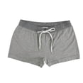 thumbnail image 1 of P.J. Salvage Womens Heathered Pajama Shorts, Grey, Medium, 1 of 2