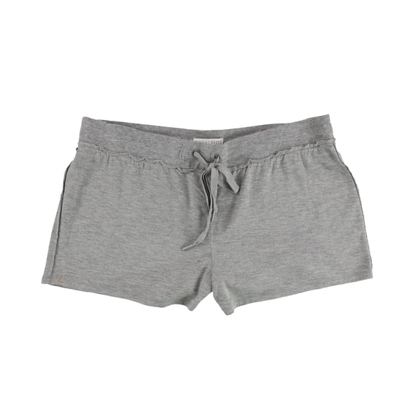 P.J. Salvage Womens Heathered Pajama Shorts, Grey, Medium