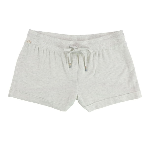P.J. Salvage Womens Heathered Pajama Shorts, Grey, Small