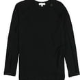 thumbnail image 1 of P.J. Salvage Womens Hemmed Pajama Sleep T-shirt, Black, Medium, 1 of 2