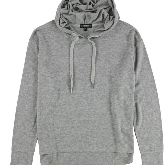 P.J. Salvage Womens High To Low Pajama Sweatshirt Top, Grey, Small