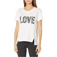 thumbnail image 1 of P.J. Salvage Womens Love Pajama Sleep T-shirt, Off-White, Medium, 1 of 2