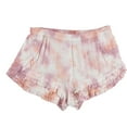 thumbnail image 1 of P.J. Salvage Womens Morning Sunshine Pajama Shorts, Off-White, Medium, 1 of 2