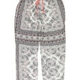 thumbnail image 1 of P.J. Salvage Womens Mosaic Print Pajama Lounge Pants, Multicoloured, Plus Size, 1X, 1 of 2