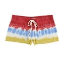 thumbnail image 1 of P.J. Salvage Womens Ombre Tye-Dye Pajama Shorts, Multicoloured, Small, 1 of 2