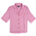thumbnail image 1 of P.J. Salvage Womens Pocket Button Down Pajama Shirt, Multicoloured, Small, 1 of 2