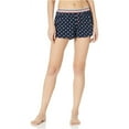 thumbnail image 1 of P.J. Salvage Womens Polka Dot Pajama Shorts, Blue, Medium, 1 of 2
