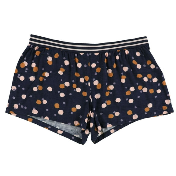 P.J. Salvage Womens Polka Dots Pajama Shorts, Blue, Small
