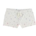 thumbnail image 1 of P.J. Salvage Womens Rainbow Stars Pajama Shorts, Off-White, Medium, 1 of 2