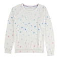 thumbnail image 1 of P.J. Salvage Womens Rainbow Stars Pajama Sleep T-shirt, Off-White, Medium, 1 of 1