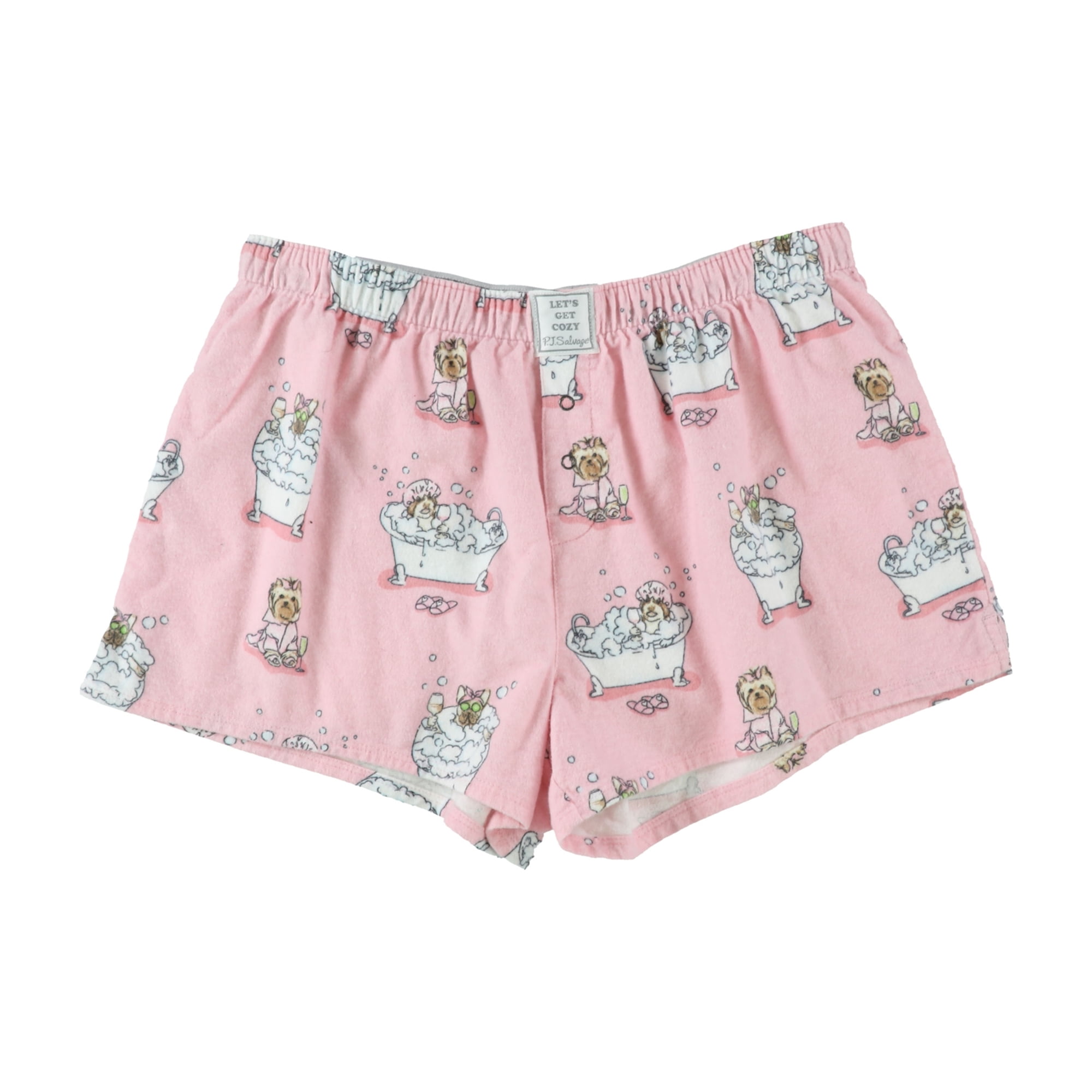 Cotton Short Sleeve Pajamas - Pink Seersucker-Pink