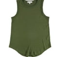 thumbnail image 1 of P.J. Salvage Womens Ribbed Pullover Pajama Sleep Tank Top, Green, Small, 1 of 1