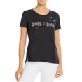 thumbnail image 1 of P.J. Salvage Womens Rock Roll Pajama Sleep T-shirt, Black, Medium, 1 of 1