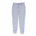 thumbnail image 1 of P.J. Salvage Womens Salty Days Embroidered Pajama Jogger Pants, Blue, Medium, 1 of 2