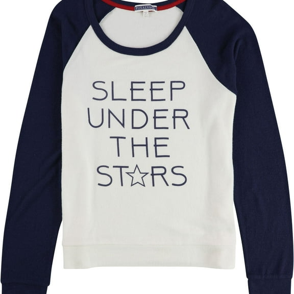 P.J. Salvage Womens Sleep Under The Stars Pajama Sweater, White, Medium