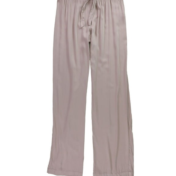 P.J. Salvage Womens Soild Pajama Lounge Pants, Brown, Small
