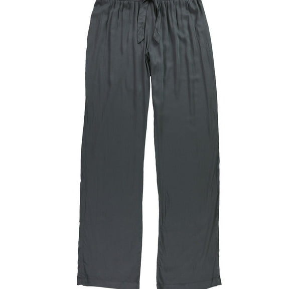 P.J. Salvage Womens Soild Pajama Lounge Pants, Grey, Small