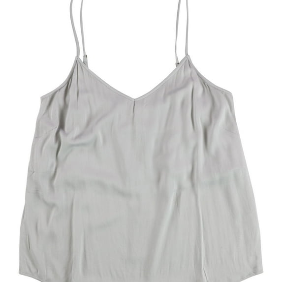 P.J. Salvage Womens Solid Pajama Sleep Cami Tank Top, Grey, Medium