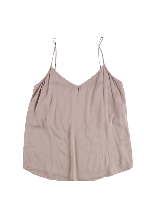 P.J. Salvage Womens Solid Pajama Sleep Cami Tank Top, Pink, Medium