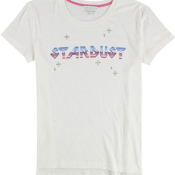 P.J. Salvage Womens Stardust Pajama Sleep T-shirt, White, Small