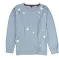 thumbnail image 1 of P.J. Salvage Womens Stars Pajama Sweater, Blue, Small, 1 of 2