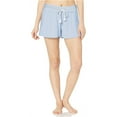 thumbnail image 1 of P.J. Salvage Womens Striped Pajama Shorts, Blue, Medium, 1 of 3