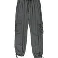 thumbnail image 1 of P.J. Salvage Womens Sunset Glow Crop Pajama Jogger Pants, Grey, Small, 1 of 2