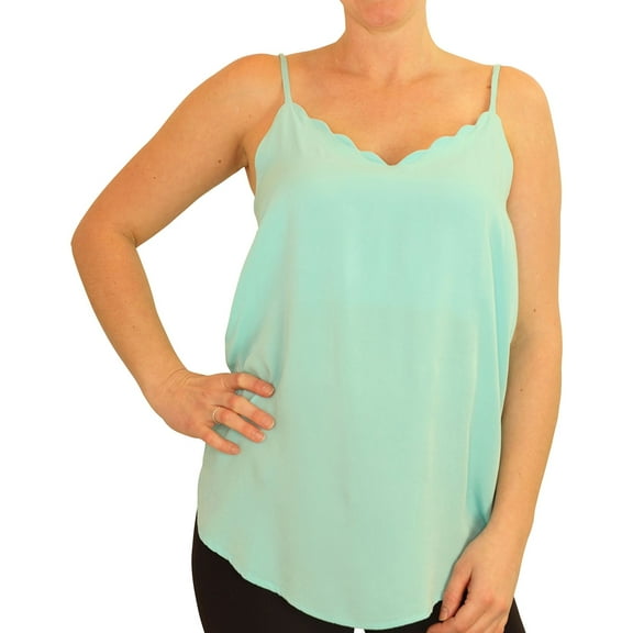 P.J. Salvage Womens Sunset Vibes Pajama Sleep Cami Tank Top, Blue, Small