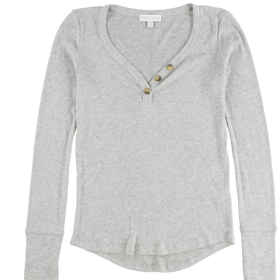 P.J. Salvage Womens Textured Basic Pajama Sleep T-shirt, Grey, Medium