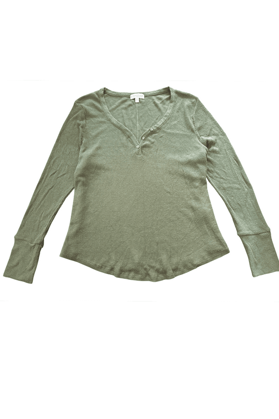 P.J. Salvage Womens Textured Basic Pajama Sleep T-shirt, Style # RUTBLSX, , OLIVE, Size 1X