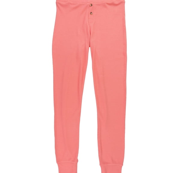 P.J. Salvage Womens Thermal Pajama Jogger Pants, Pink, Medium