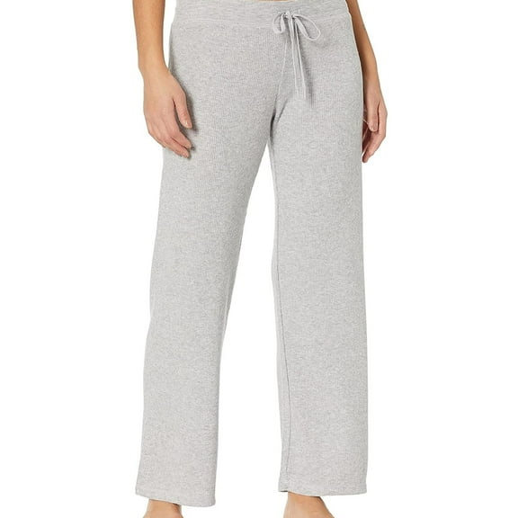 P.J. Salvage Womens Thermal Pajama Lounge Pants, Grey, Plus Size, 2X