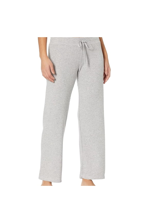 P.J. Salvage Womens Thermal Pajama Lounge Pants, Grey, Plus Size, 2X