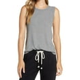 thumbnail image 1 of P.J. Salvage Womens Thermal Pajama Sleep Tank Top, Grey, Medium, 1 of 1