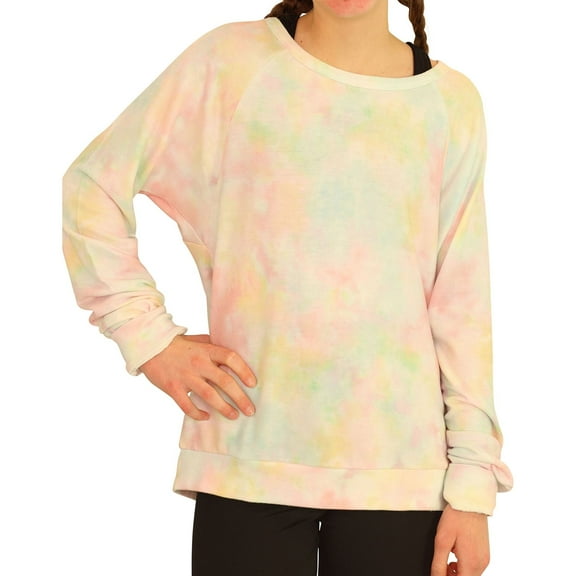 P.J. Salvage Womens Tie Dye Pajama Sweater, Multicoloured, Small